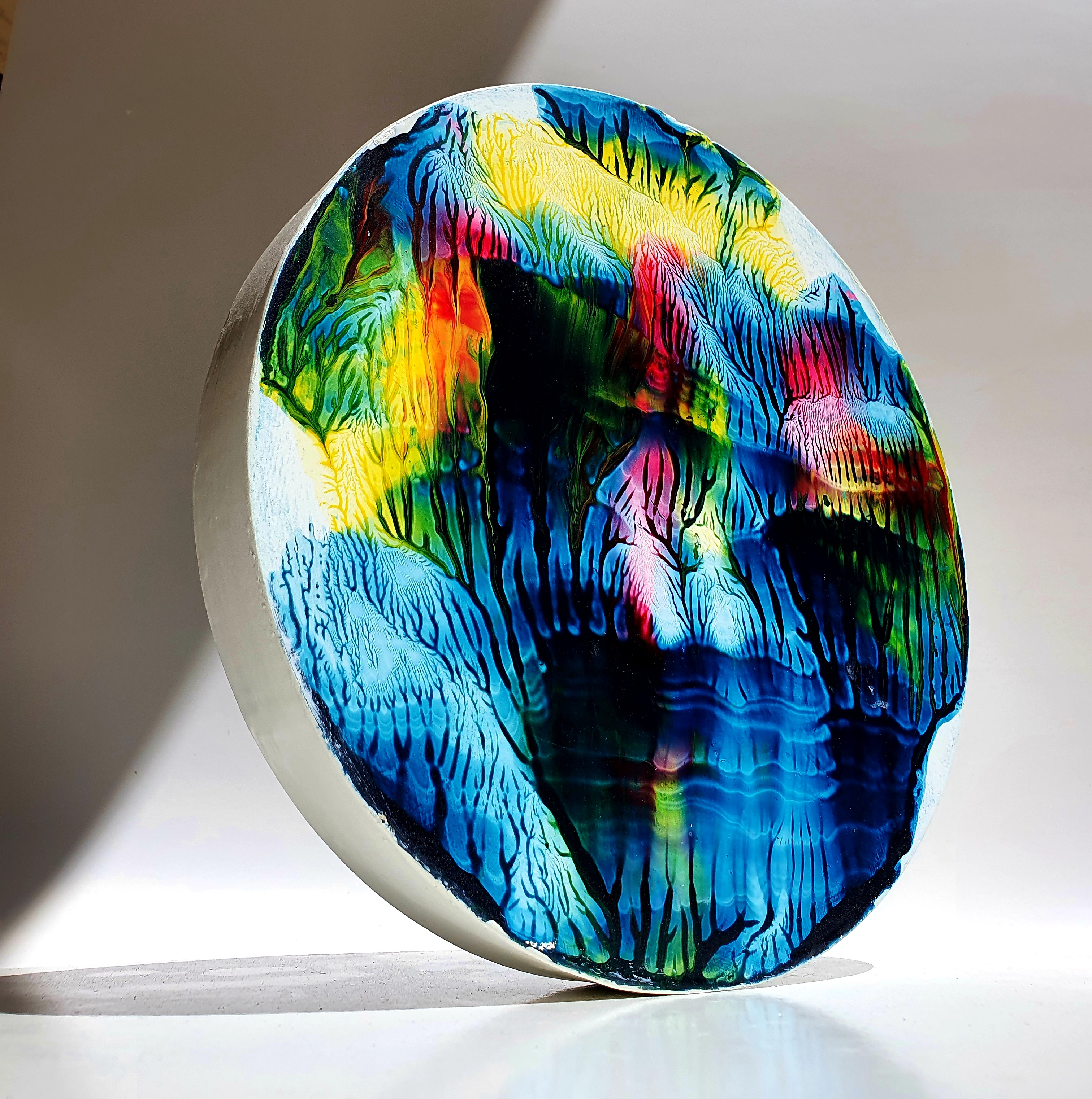 MDF Üzerine Akrilik Boya 25x25 cm Denge 7.1 2021